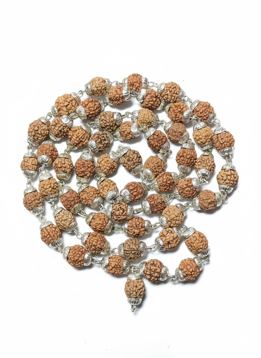 Silver Plated Mala