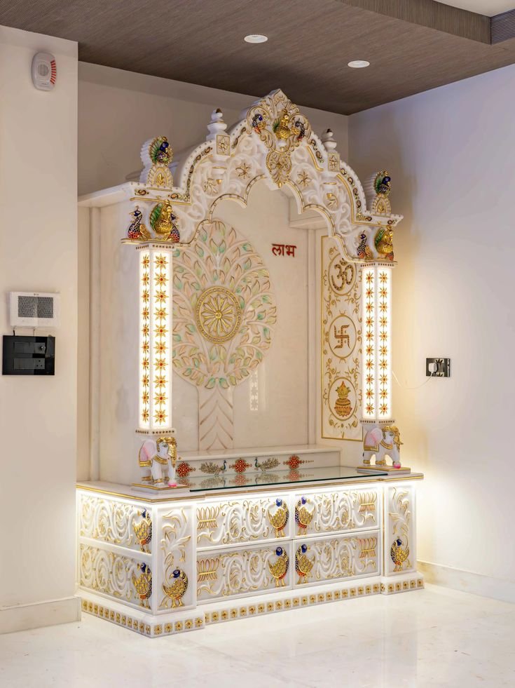 Luxury Marble Pooja Mandir