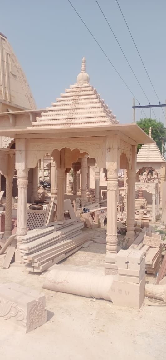 Handcrafted Sandstone Temple