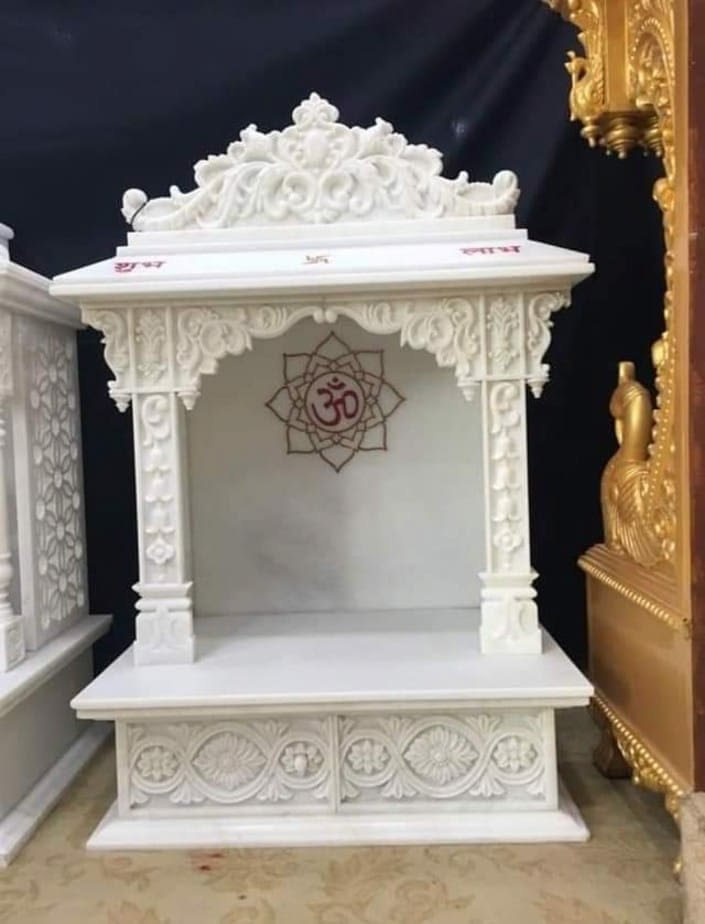 Elegant Home Marble Mandir