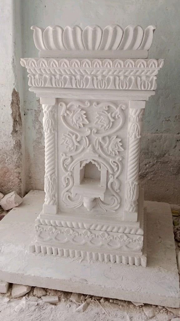 Elegant Marble Tulsi Stand