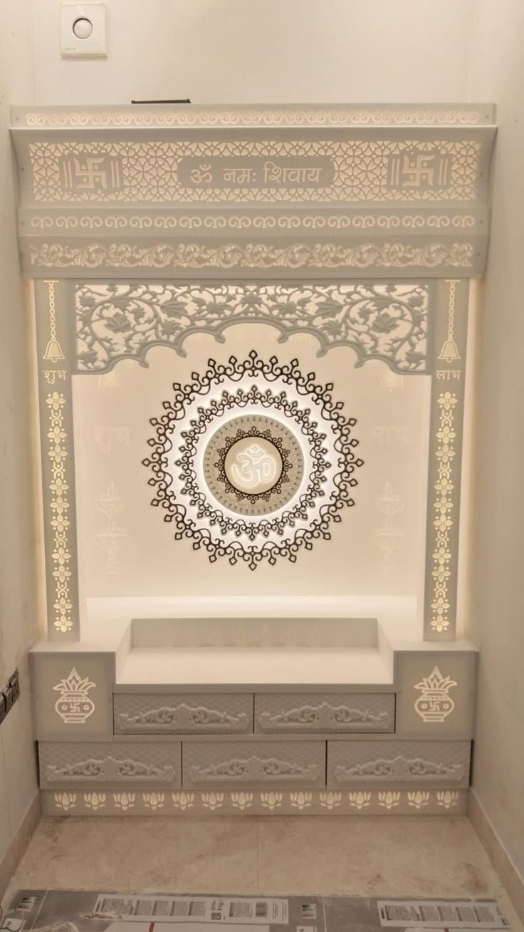 Modern Om Corian Temple