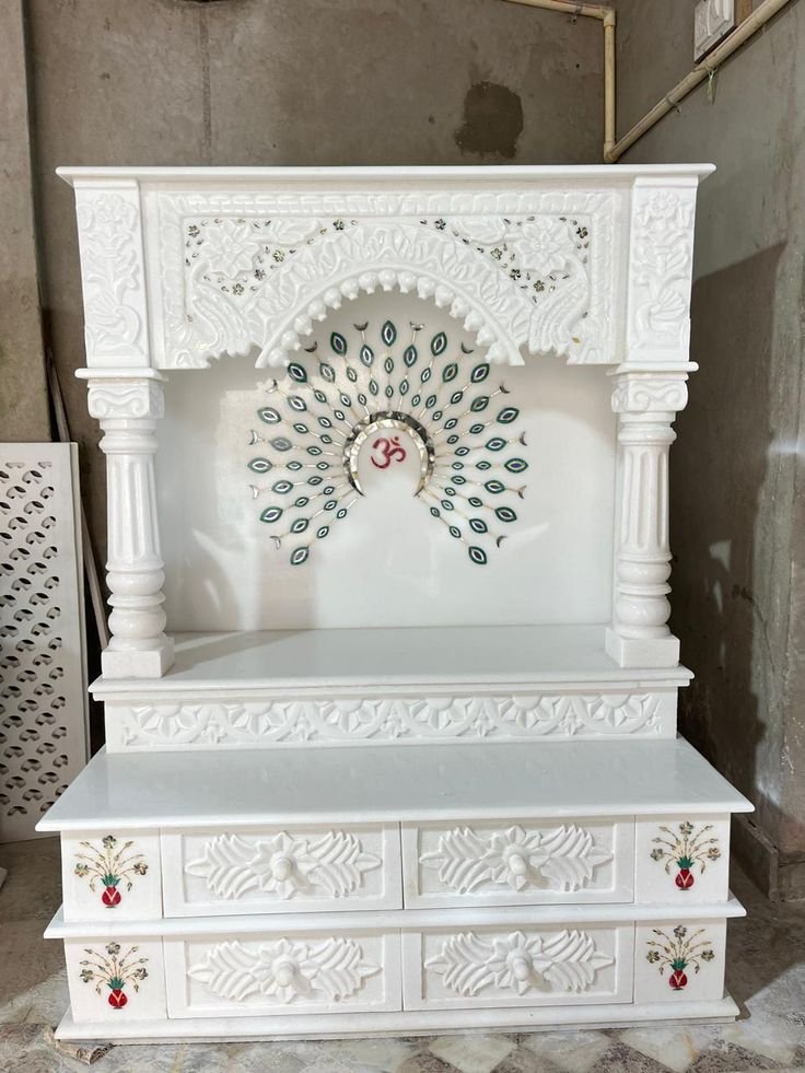 Premium Marble Ghar Mandir