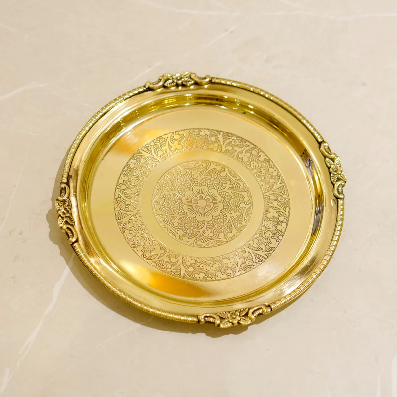 Premium Brass Serving Tray