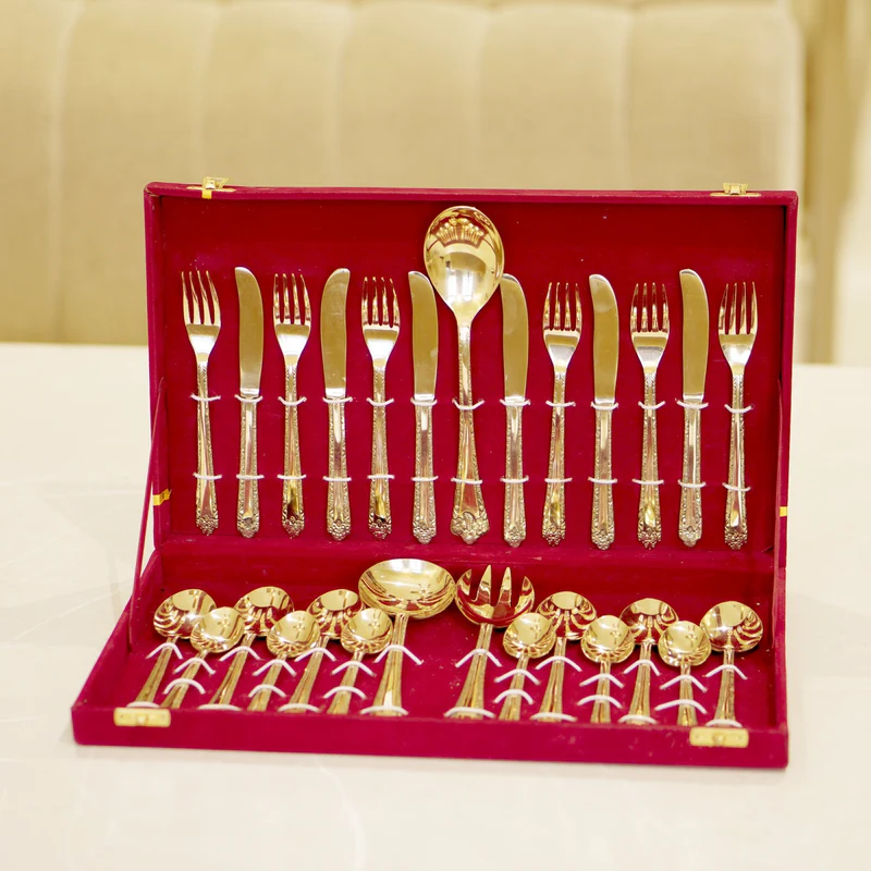 Premium Brass Cutlery Set