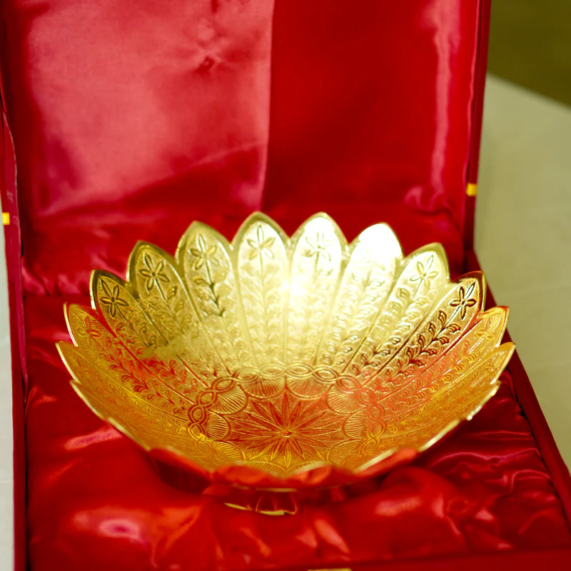 Designer Brass Decorative Bowl